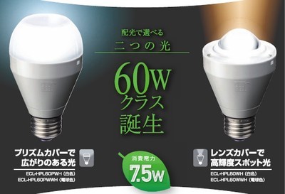 日廠Ecorica新品LED燈泡上市 低功耗高亮度，引領(lǐng)家居照明新趨勢(shì)